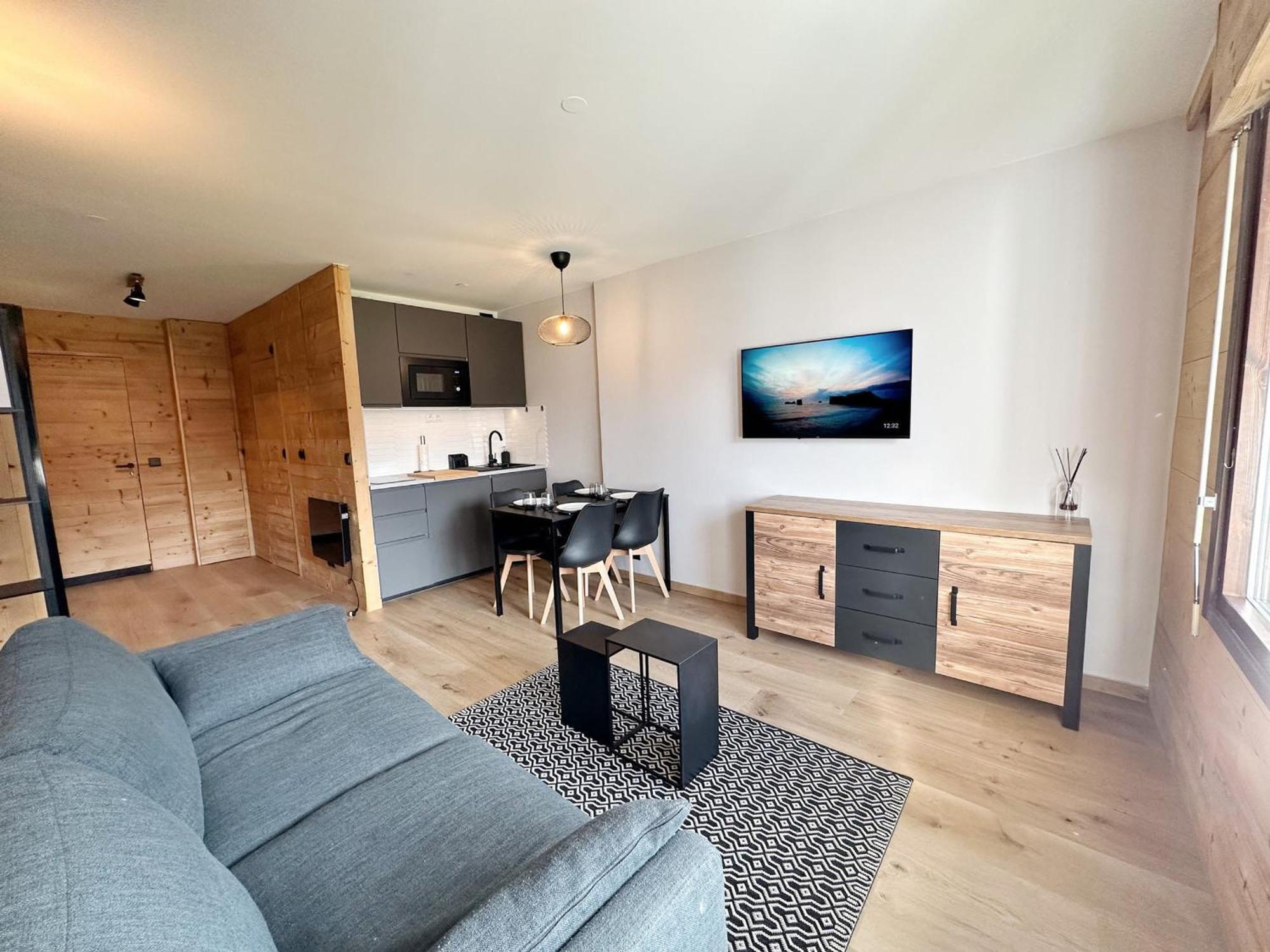 Studio Moderne Avec Parking Prive Pres Du Centre - Fr-1-624-71 Samoens Luaran gambar